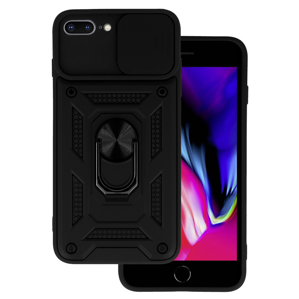 Ultraodolný zadný kryt Armor Lens pre iPhone 7 Plus/8 Plus, čierny