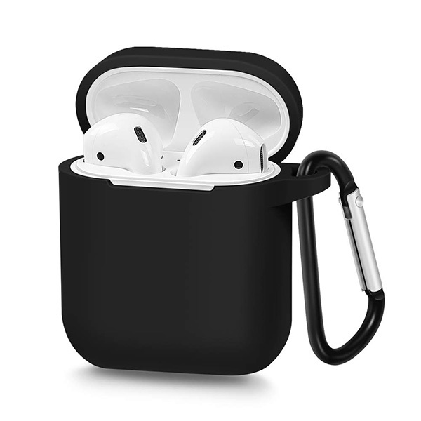 Silikónové puzdro pre Airpods Type 1 čierne