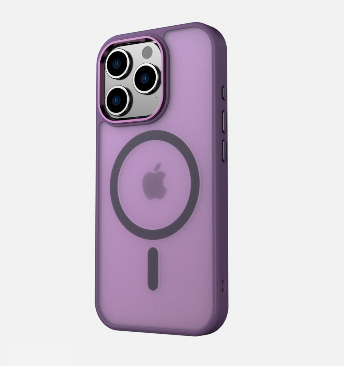 Zadný kryt Swissten Magstick Flex pre iPhone 14 Pro fialový