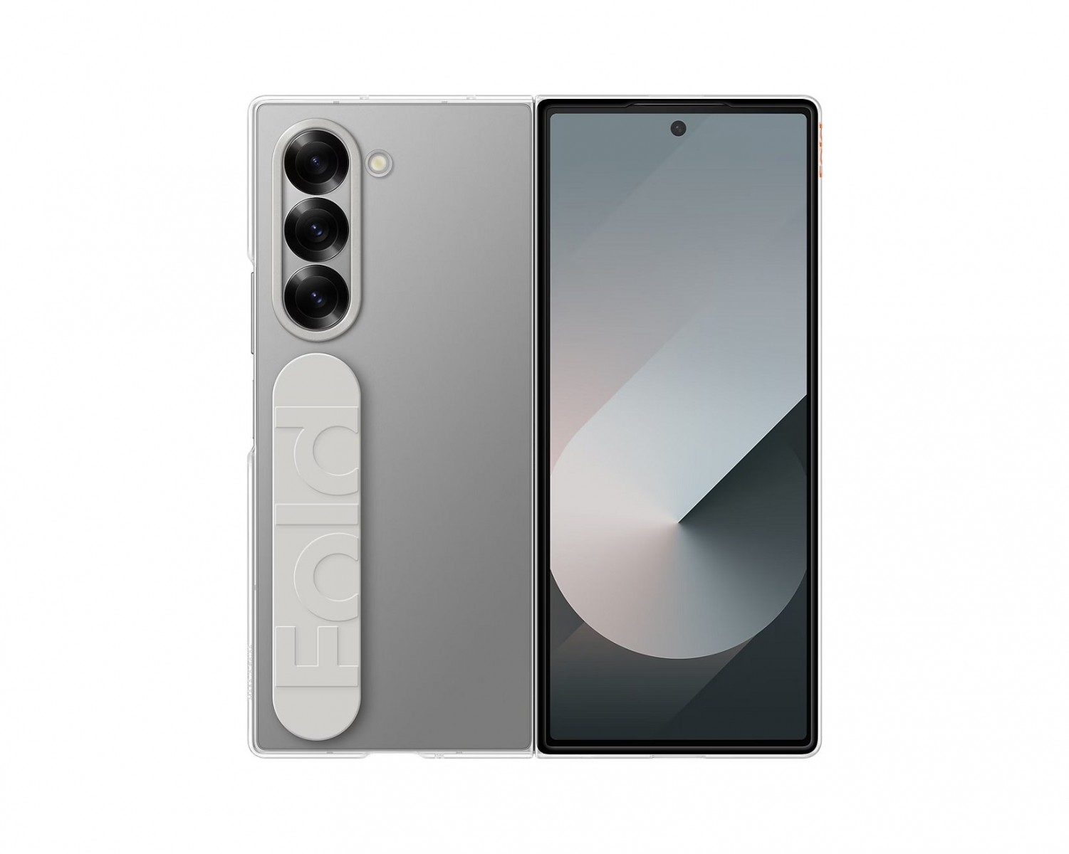 Zadný kryt Samsung EF-QF956CTE pre Galaxy Z Fold6 priehľadný