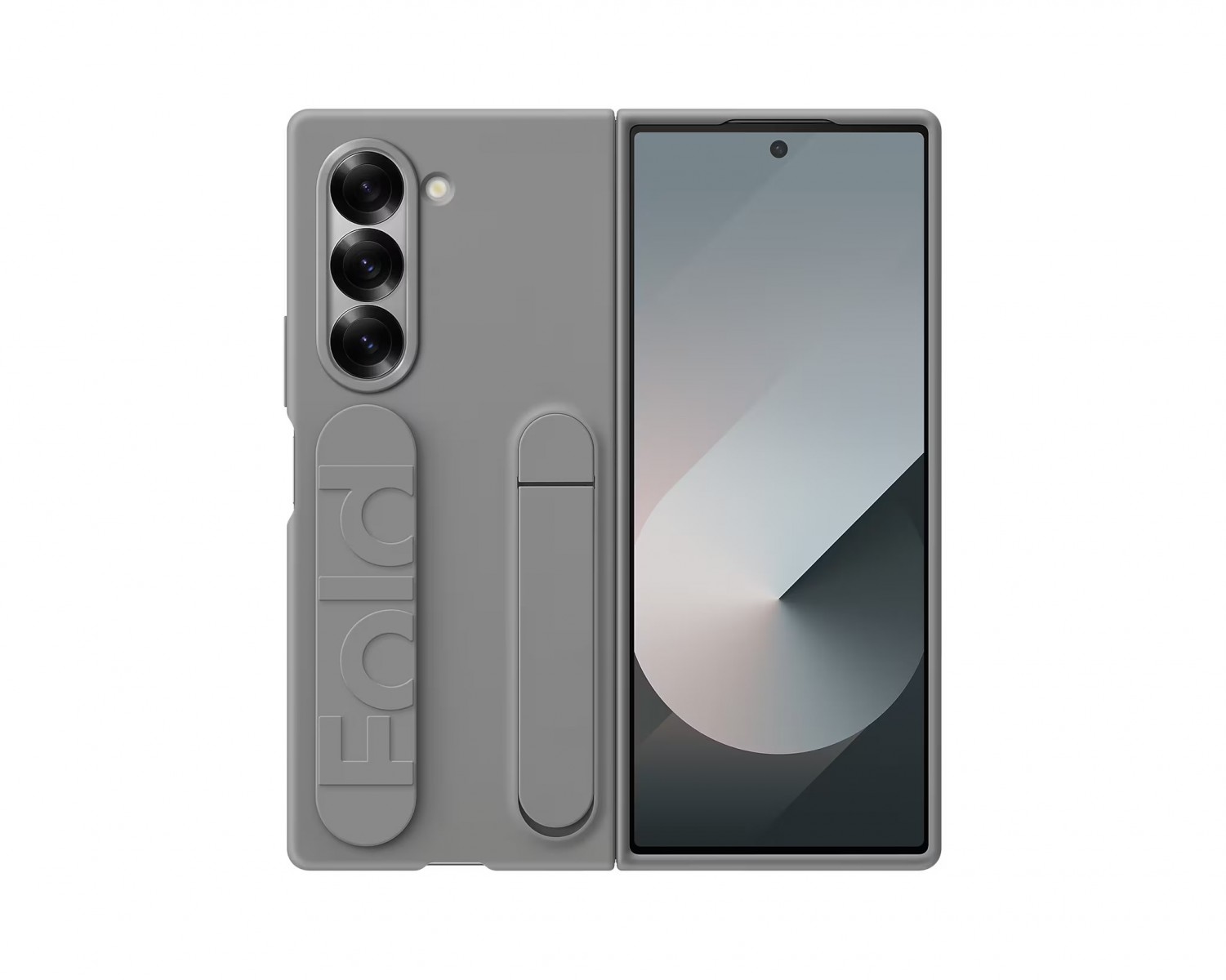 Zadný kryt EF-MF956TJE Samsung Stojan s popruhom pre Galaxy Z Fold 6 Gray