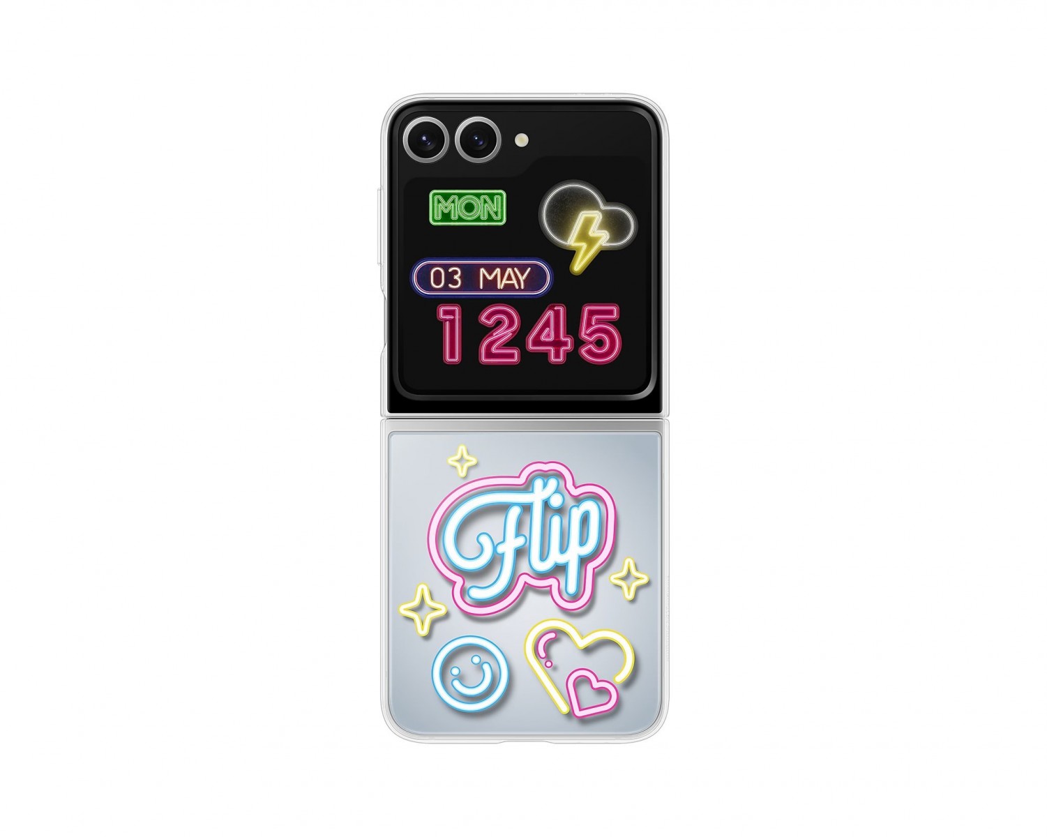 Zadný kryt EF-ZF741CTE Samsung FlipSuit pre Galaxy Z Flip 6 Transparent