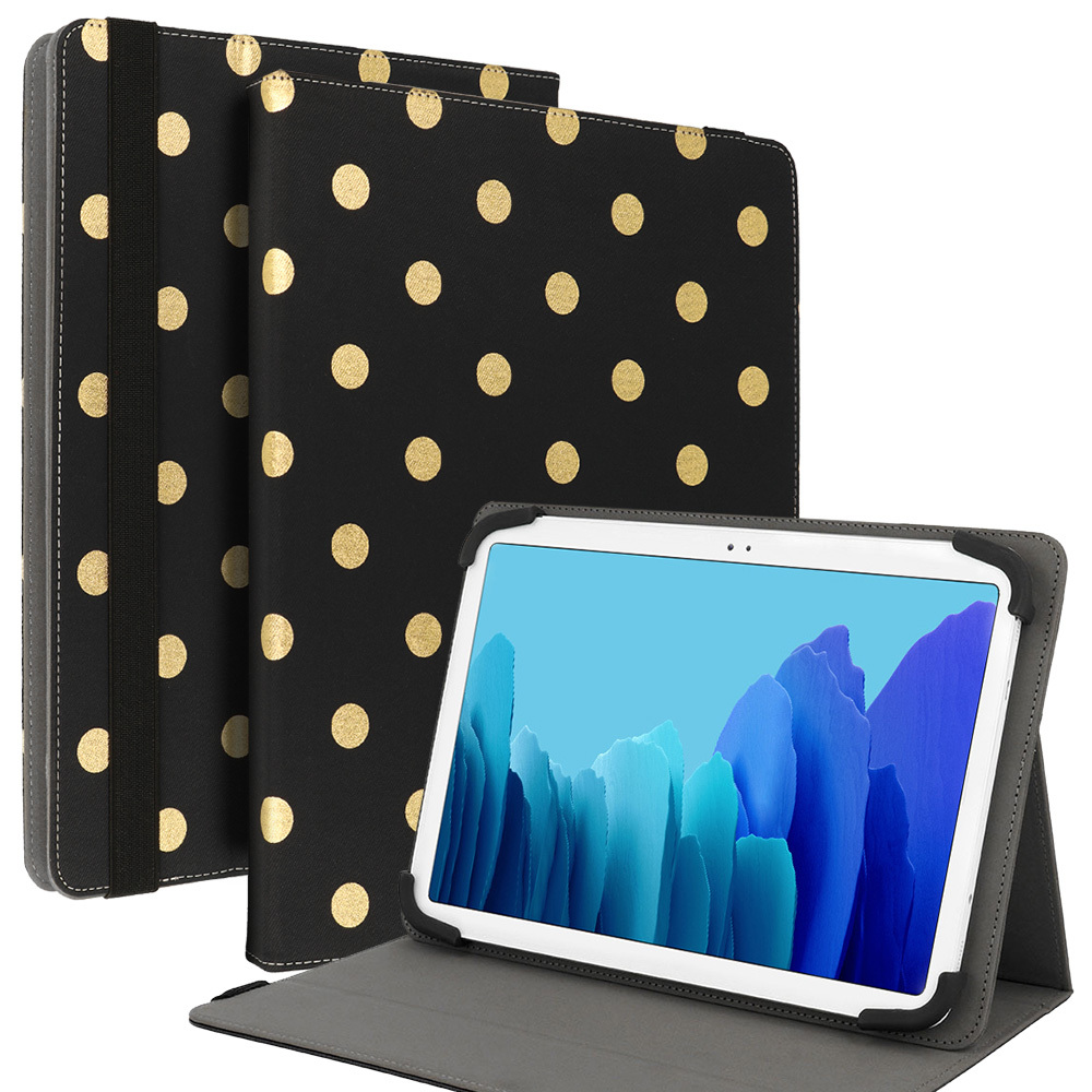 Puzdro na tablet Wonder Canvas 13", gold dots