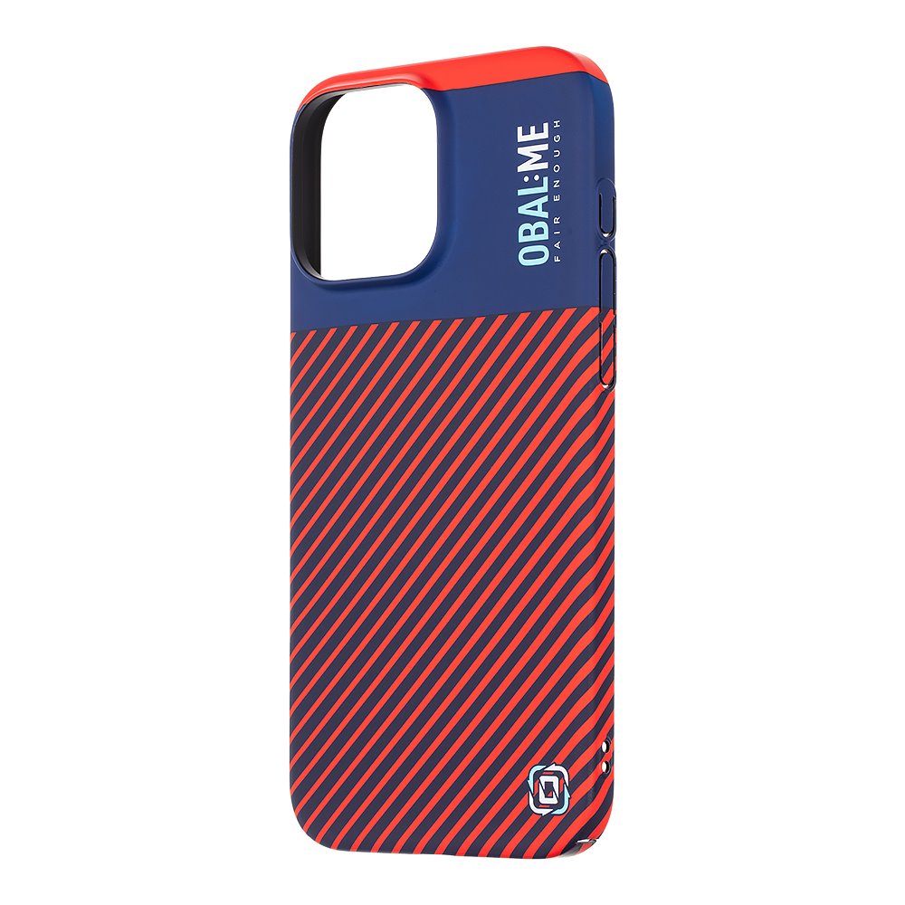 Zadný kryt OBAL:ME Flossy Stripes pre Apple iPhone 16 Pro Max Blue/Red