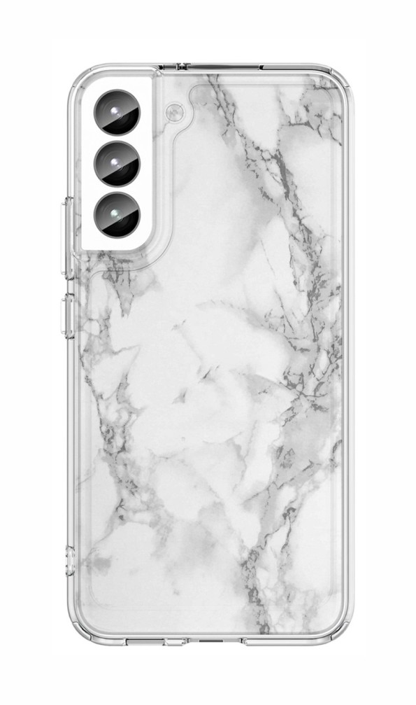 Zadný pevný kryt STYLE na Samsung S23 biely