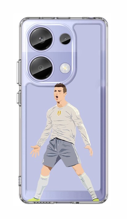 Zadný pevný kryt Image na Xiaomi Redmi Note 13 Pro Futbalista