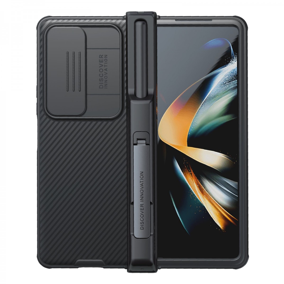Zadný kryt Nillkin CamShield PRO Slot+Stand pre Samsung Galaxy Z Fold 4 5G Black