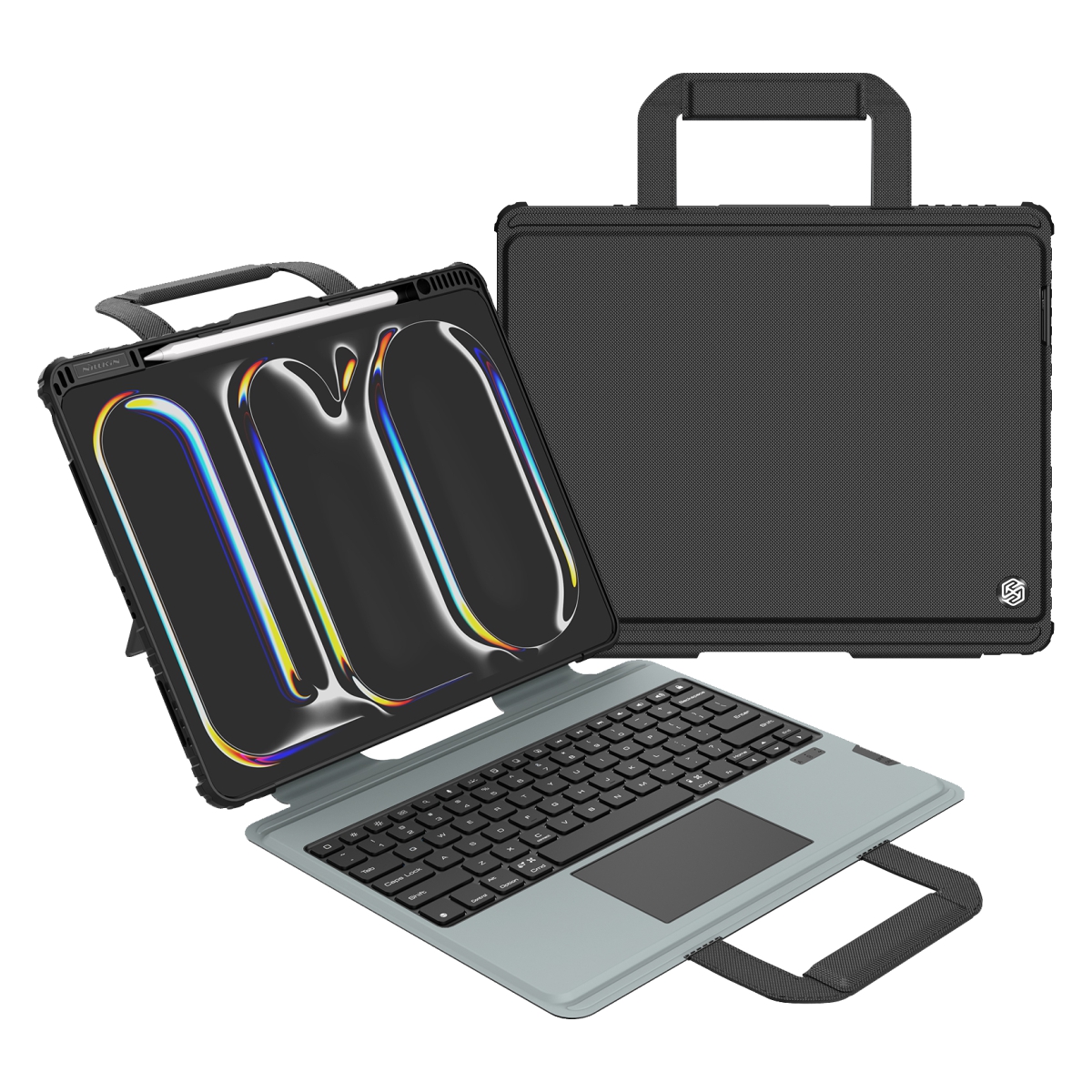 Puzdro Nillkin Bumper GO Keyboard Case (podsvietená verzia) pre iPad Pro 13 2024 Black