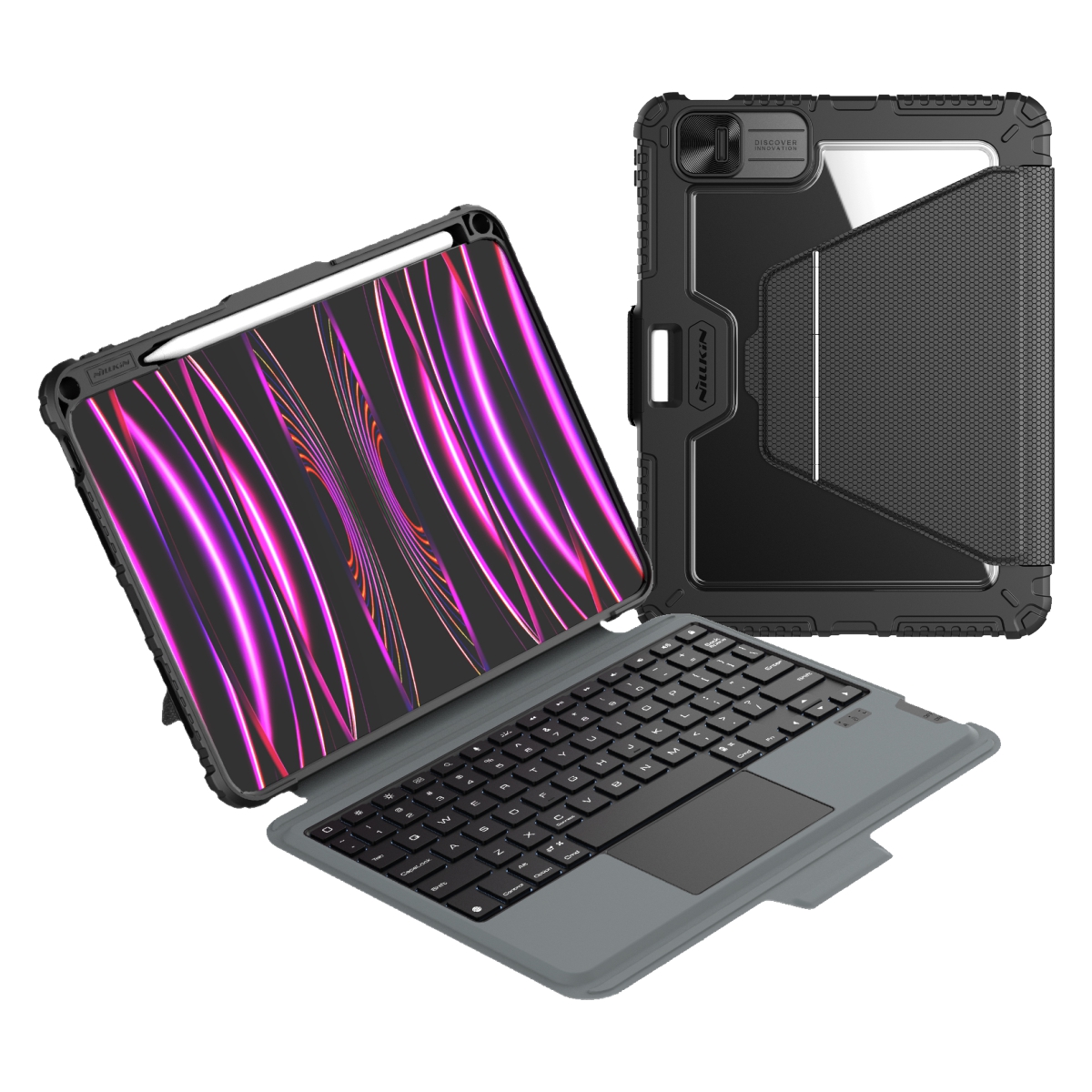 Puzdro Nillkin Bumper Link Keyboard Case (podsvietená verzia) pre iPad Pro 11 2024 Black