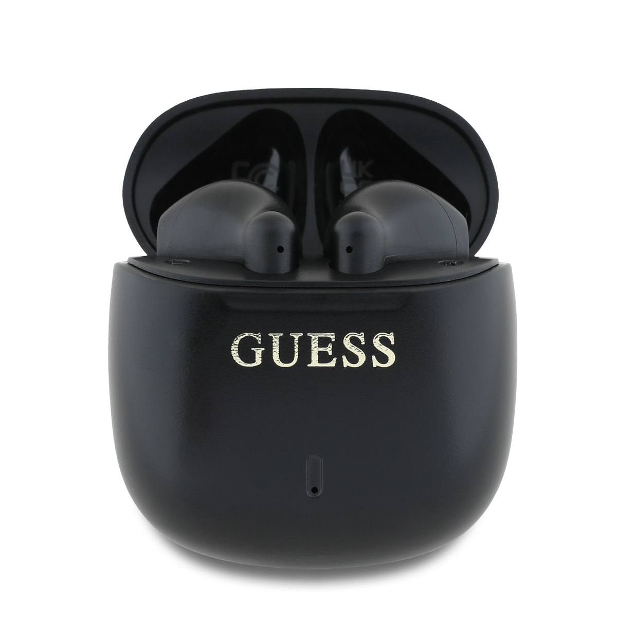 Bezdrôtové slúchadlá Guess Printed Classic Logo TWS Black
