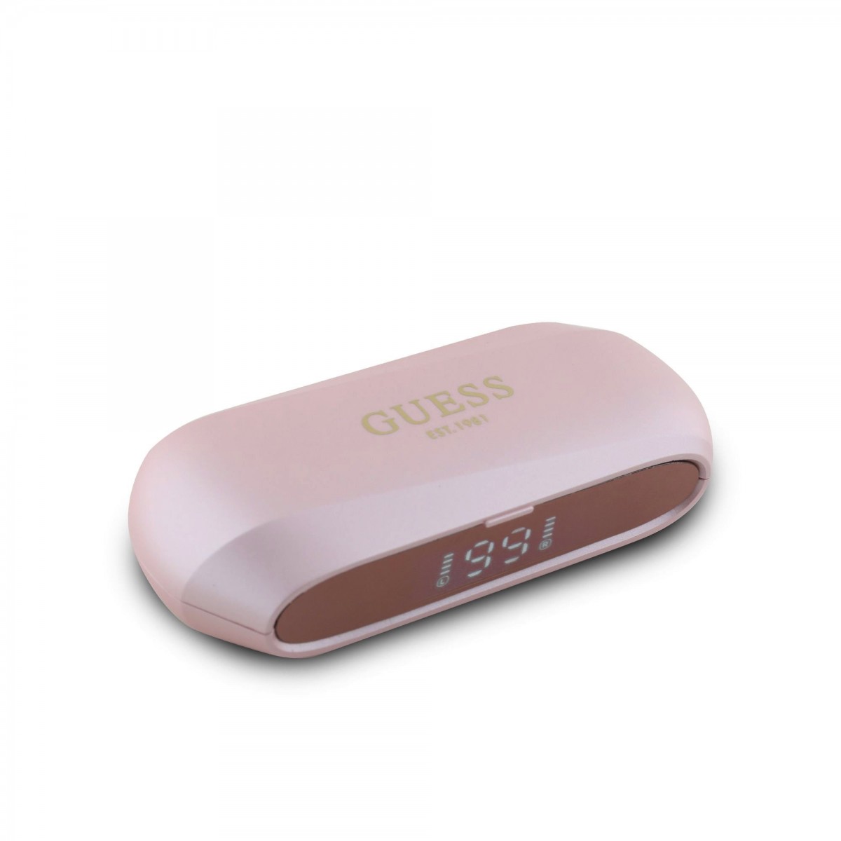 Bezdrôtové slúchadlá Guess Elongated Metallic TWS Pink