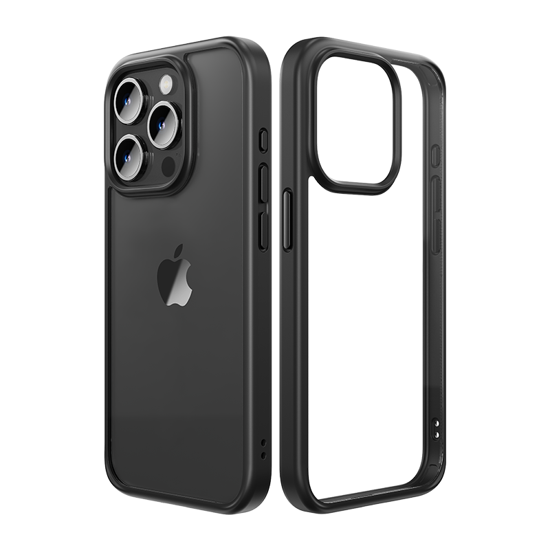 Zadný kryt Rock Guard Series pre iPhone 16 Plus clear-black