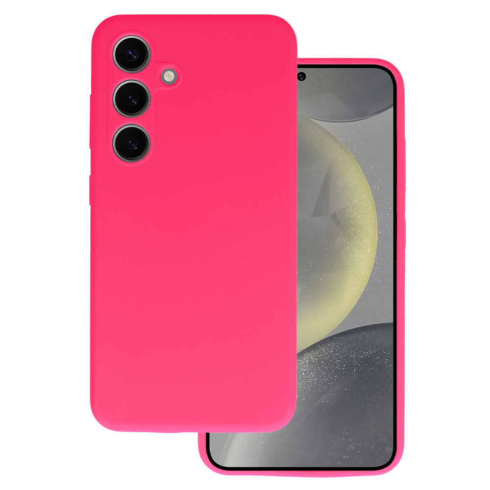 Zadný kryt Silicone Lite pre Samsung S25 fuchsiový