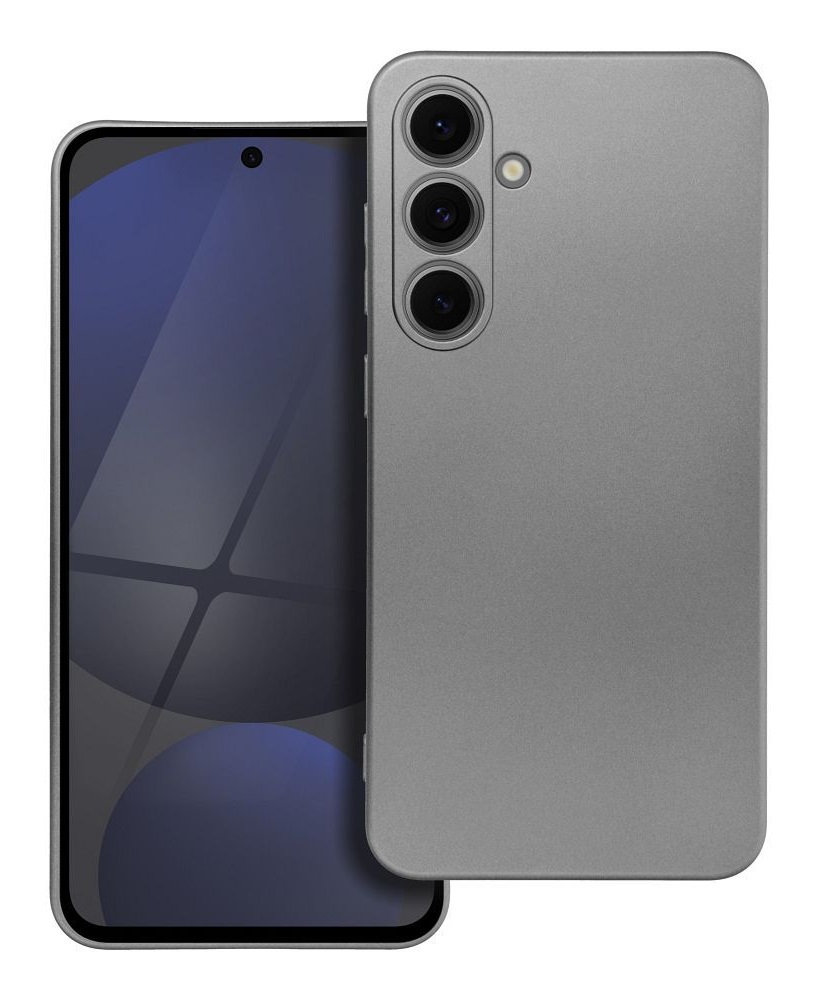Zadný kryt Metallic pre Samsung S24 FE sivý