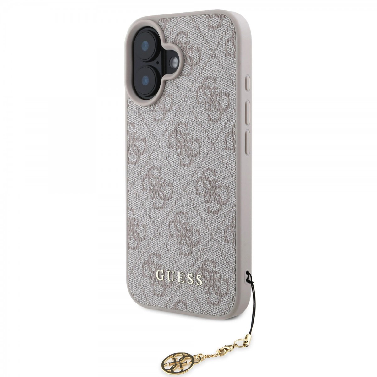 Zadný kryt Guess 4G Charm pre iPhone 16 Tone on Tone Pink