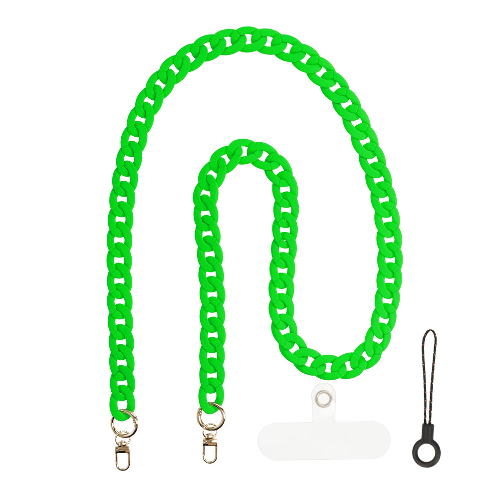 Šnúrka na mobil Chain zelená