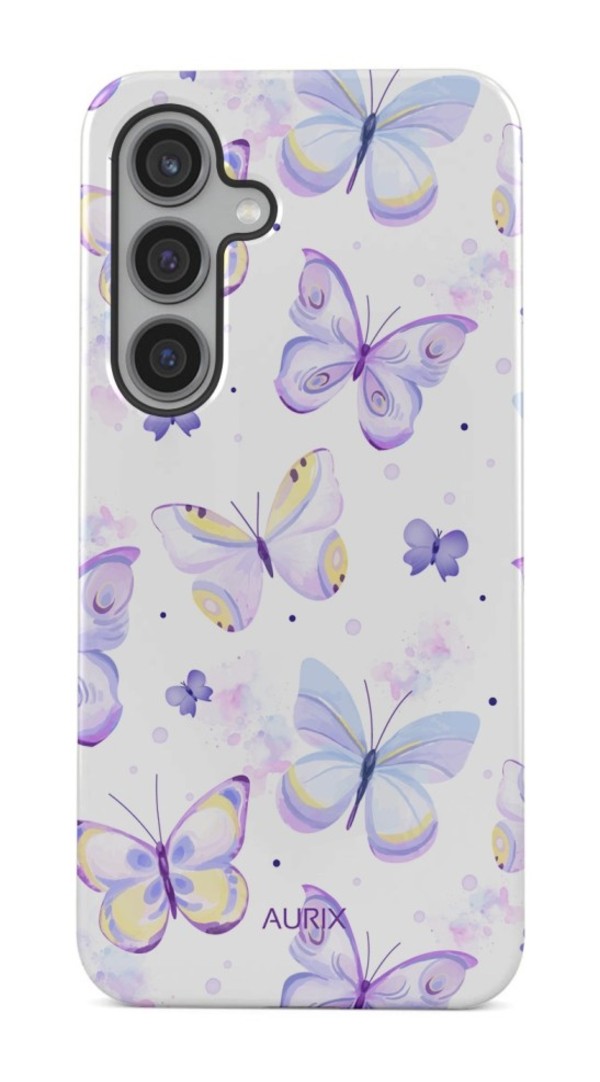 Luxusný kryt AURIX pre Samsung S24 FE Butterflies