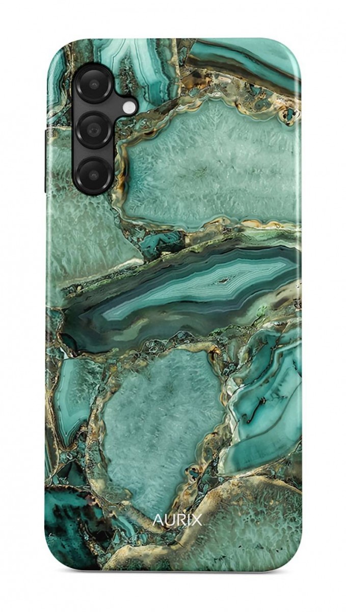 Luxusný kryt AURIX na Samsung A15 Emerald Glow