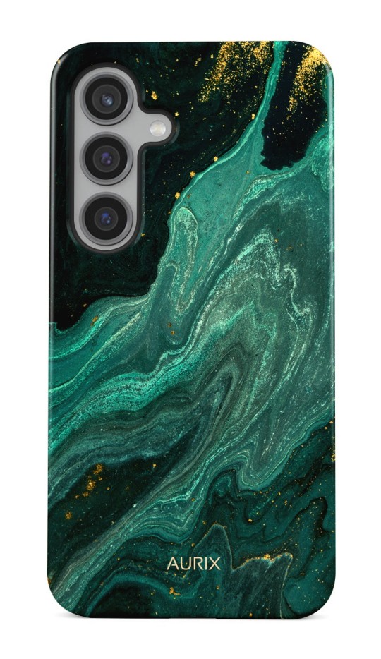 Luxusný kryt AURIX na Samsung S24 Green Lagoon