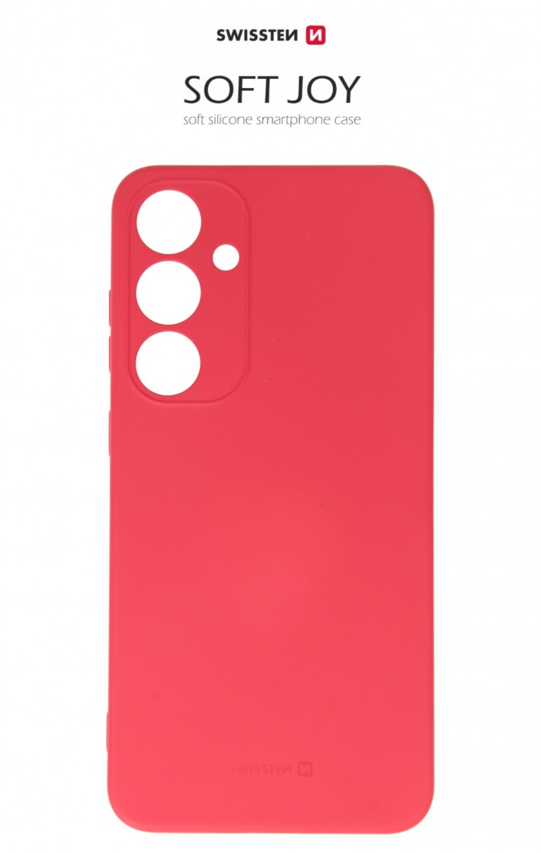 Zadný kryt Swissten Soft Joy pre Samsung Galaxy S25 5G červený