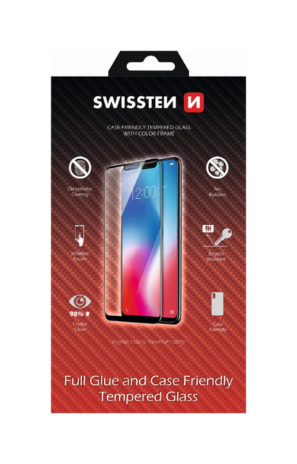 Tvrdené sklo Swissten FullGlue pre Samsung S25 Plus čierne
