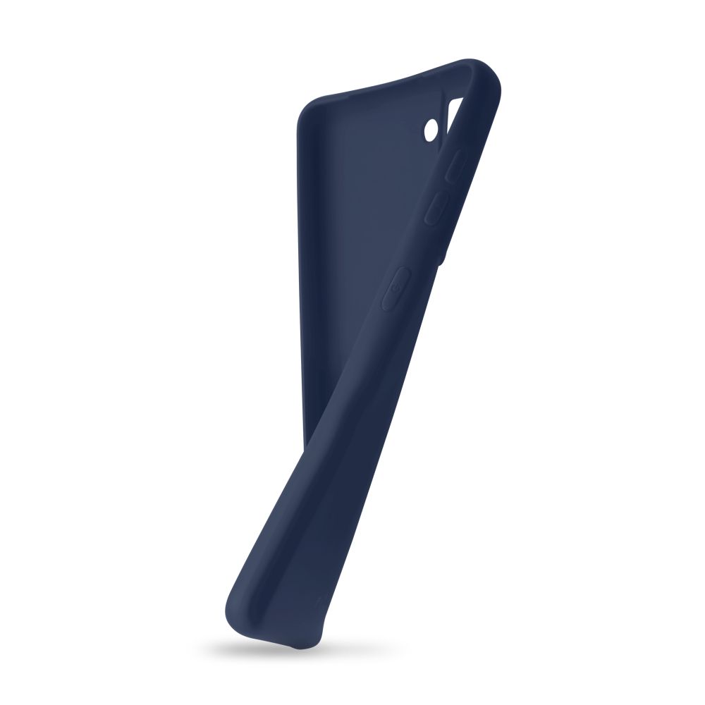 Zadný pogumovaný kryt FIXED Story pre Samsung Galaxy S25+, modrý