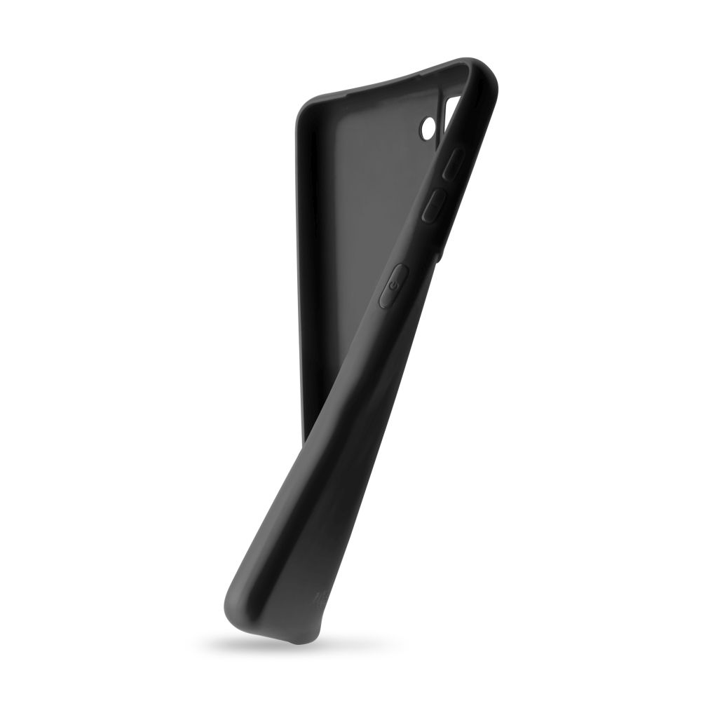 Zadný pogumovaný kryt FIXED Story pre Samsung Galaxy S25, čierny