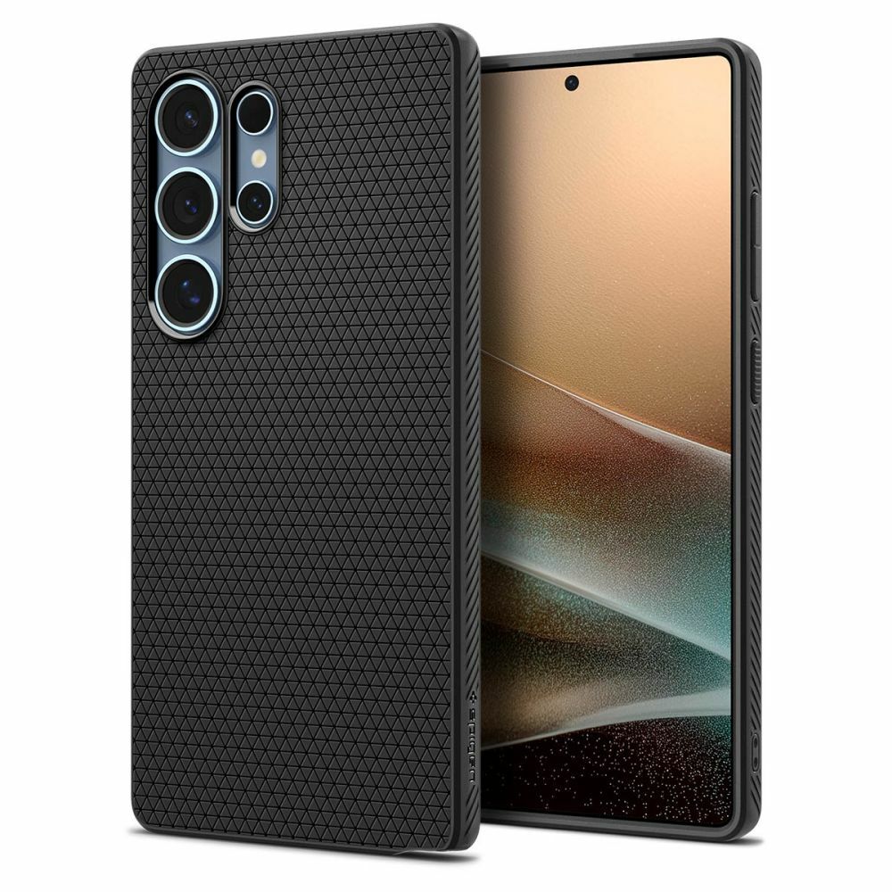 Zadný kryt SPIGEN Liquid Air ACS08953 pre Samsung Galaxy S25 Ultra - matný čierny