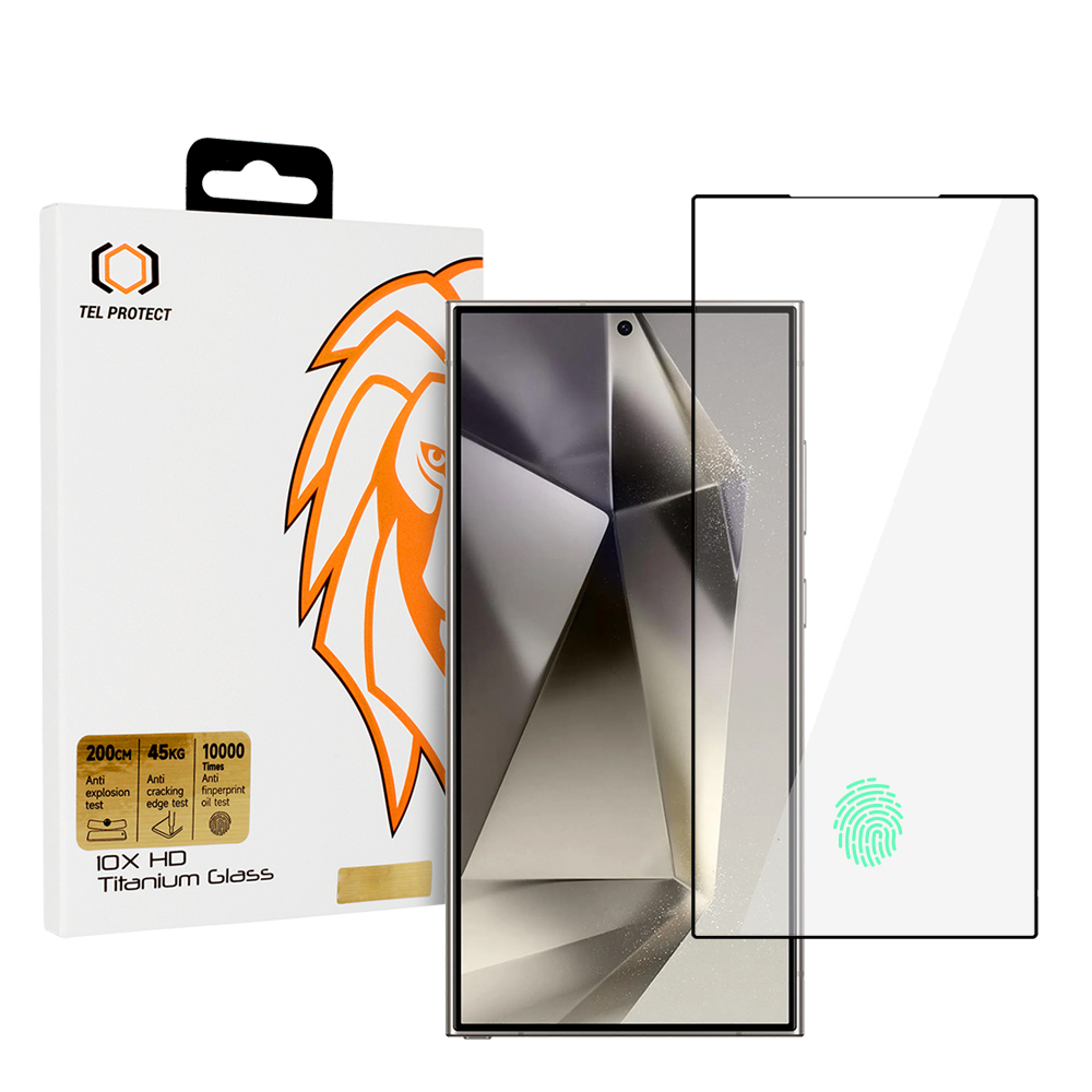 Tvrdené sklo Tel Protect 10X HD Titanium pre Samsung Galaxy S25 Ultra (s odomykaním odtlačkom prsta)