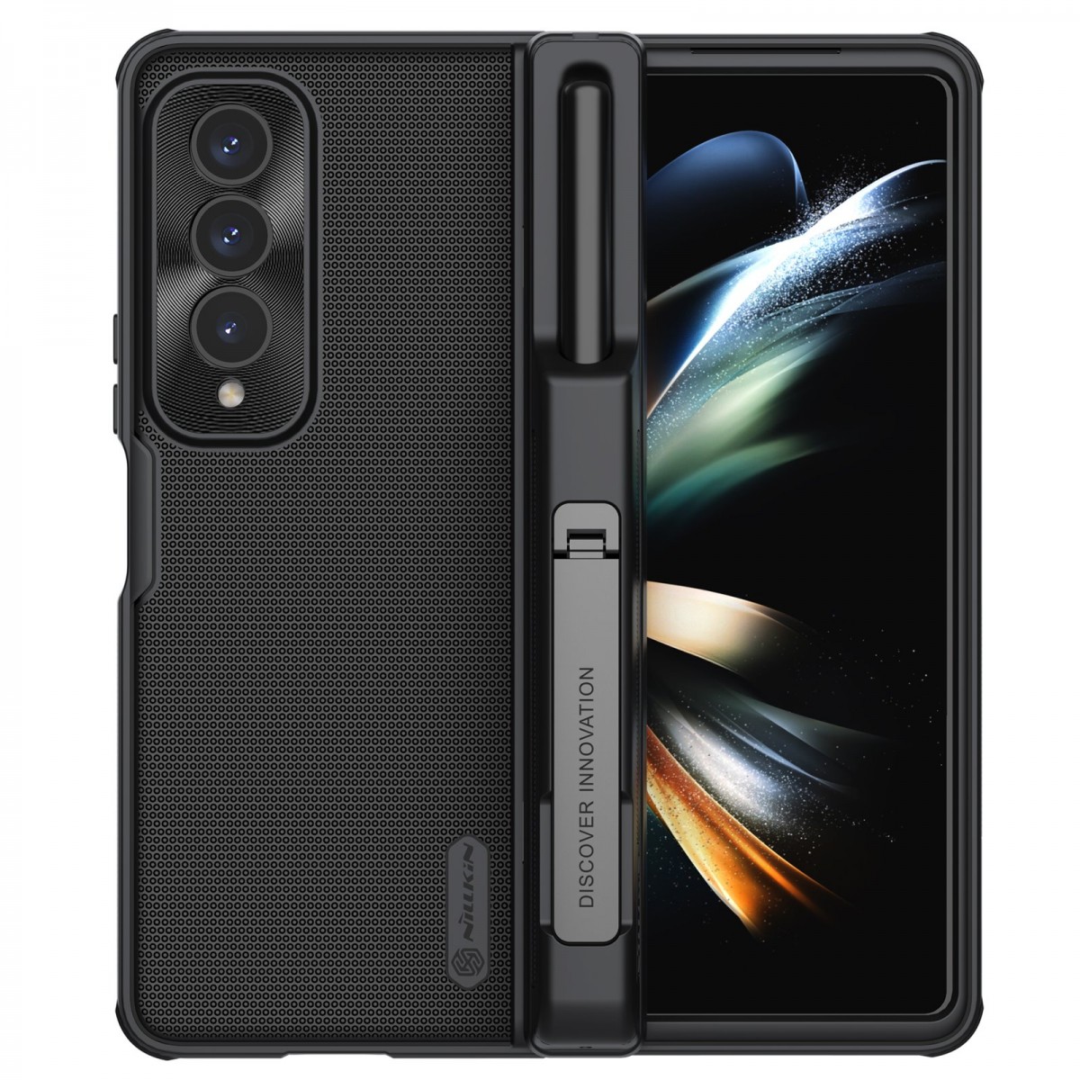 Zadný kryt Nillkin Super Frosted FOLD Slot+Stand pre Samsung Galaxy Z Fold 4 Black