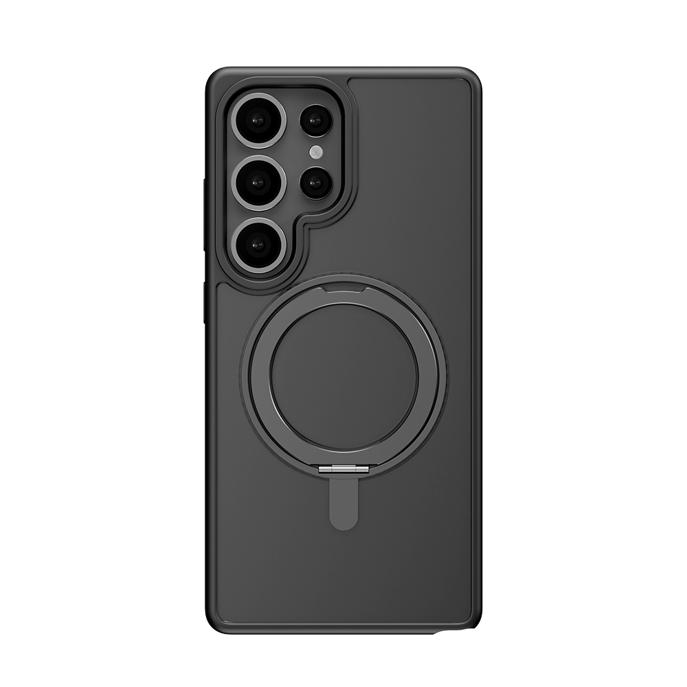 Zadný kryt Rock Rotating Stand Soft Touch Series Magnetic pre Samsung Galaxy S25 Ultra čierny