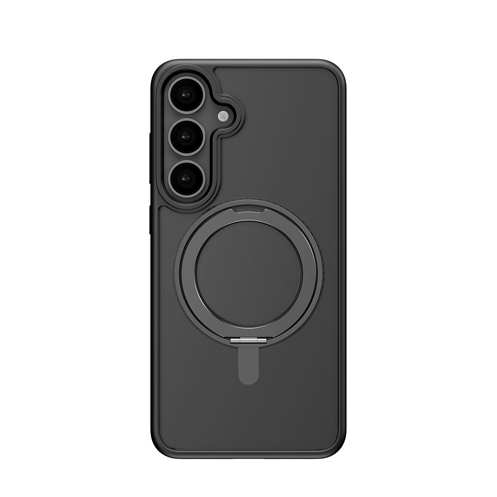 Zadný kryt Rock Rotating Stand Soft Touch Series Magnetic pre Samsung Galaxy S25 Plus čierny