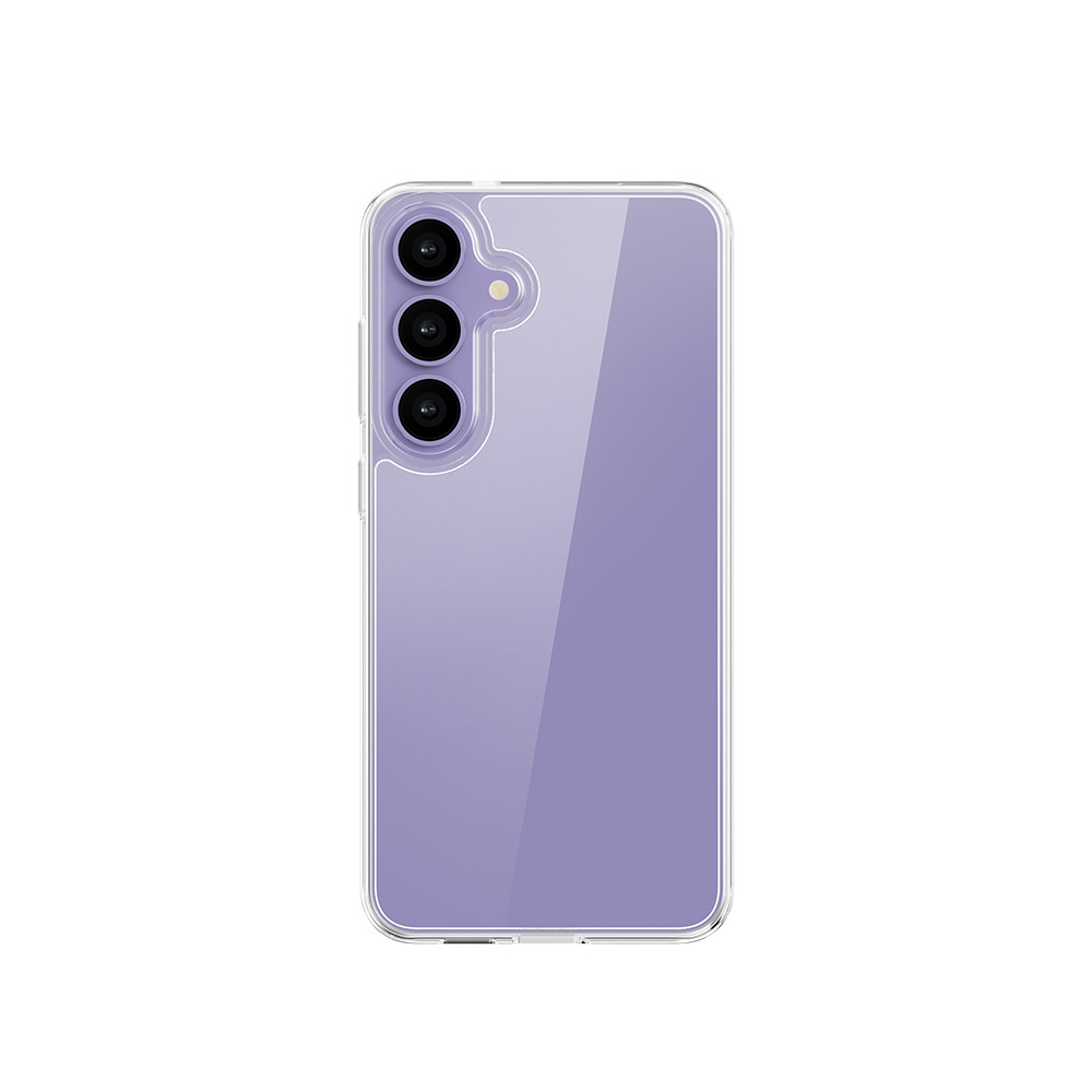 Zadný kryt Rock Crystal Transparent Series pre Samsung Galaxy S25 transparentný