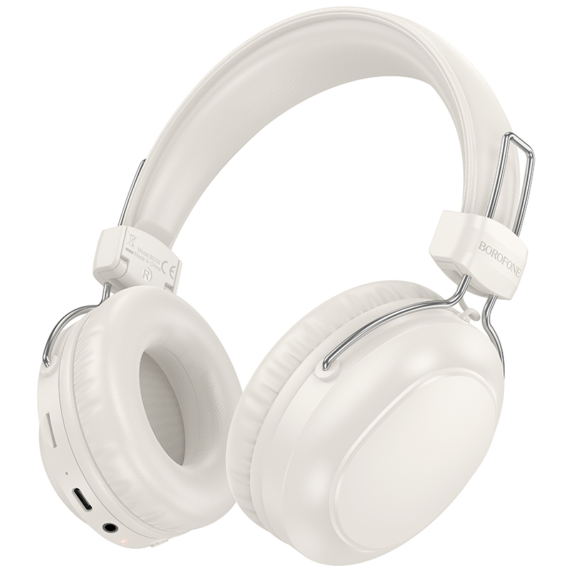 Bezdrôtové slúchadlá Borofone BO33 Melody white