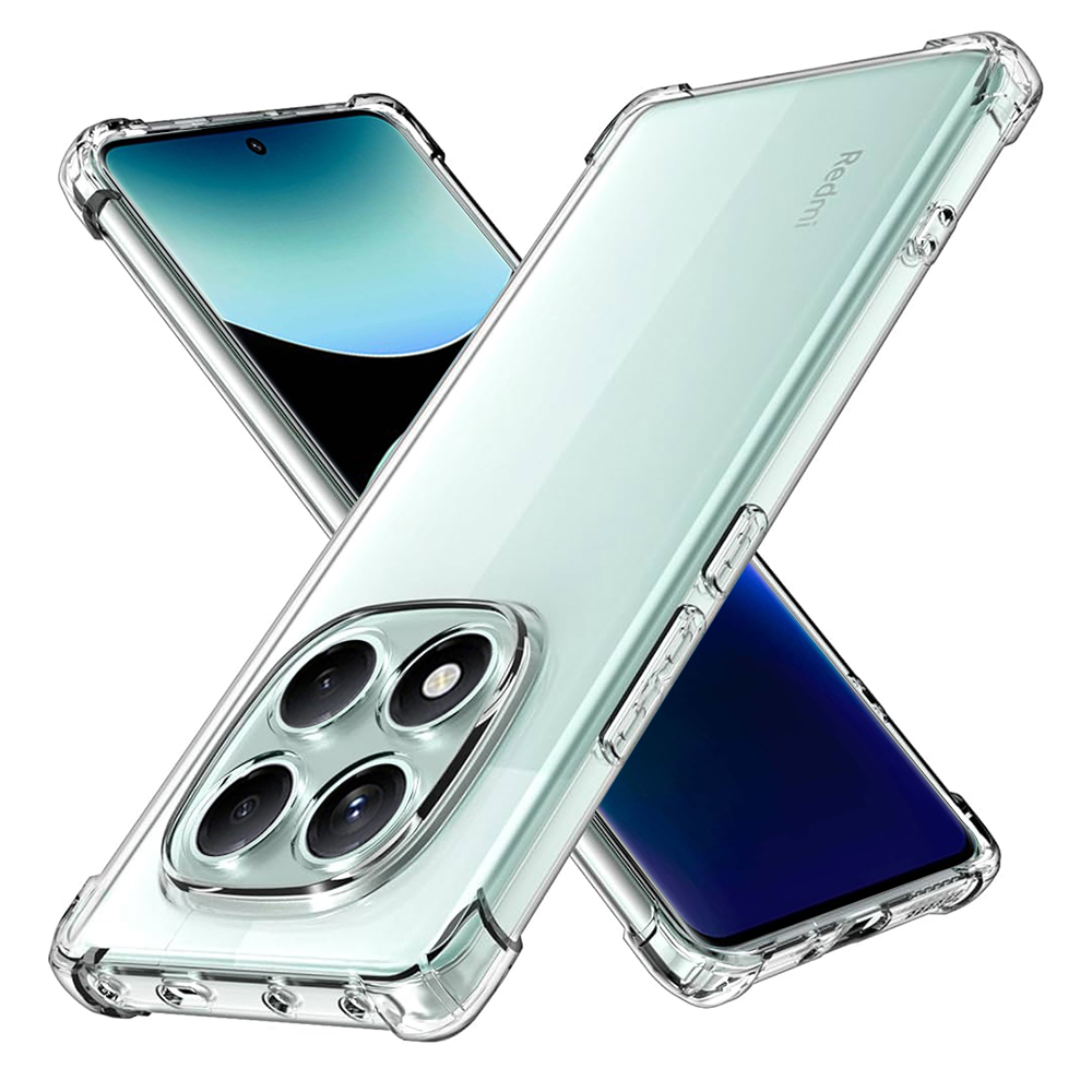 Odolný kryt pre Xiaomi Redmi Note 14 Pro priehľadný