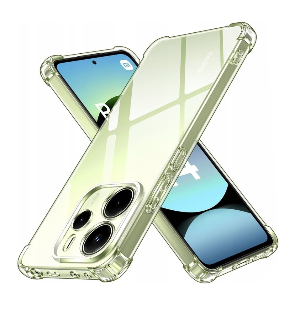 Odolný kryt pre Xiaomi Redmi Note 14 priehľadný