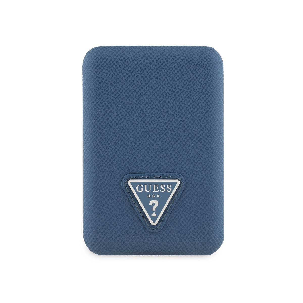 Powerbank Guess PU Grained Triangle Logo MagSafe 5000mAh Blue