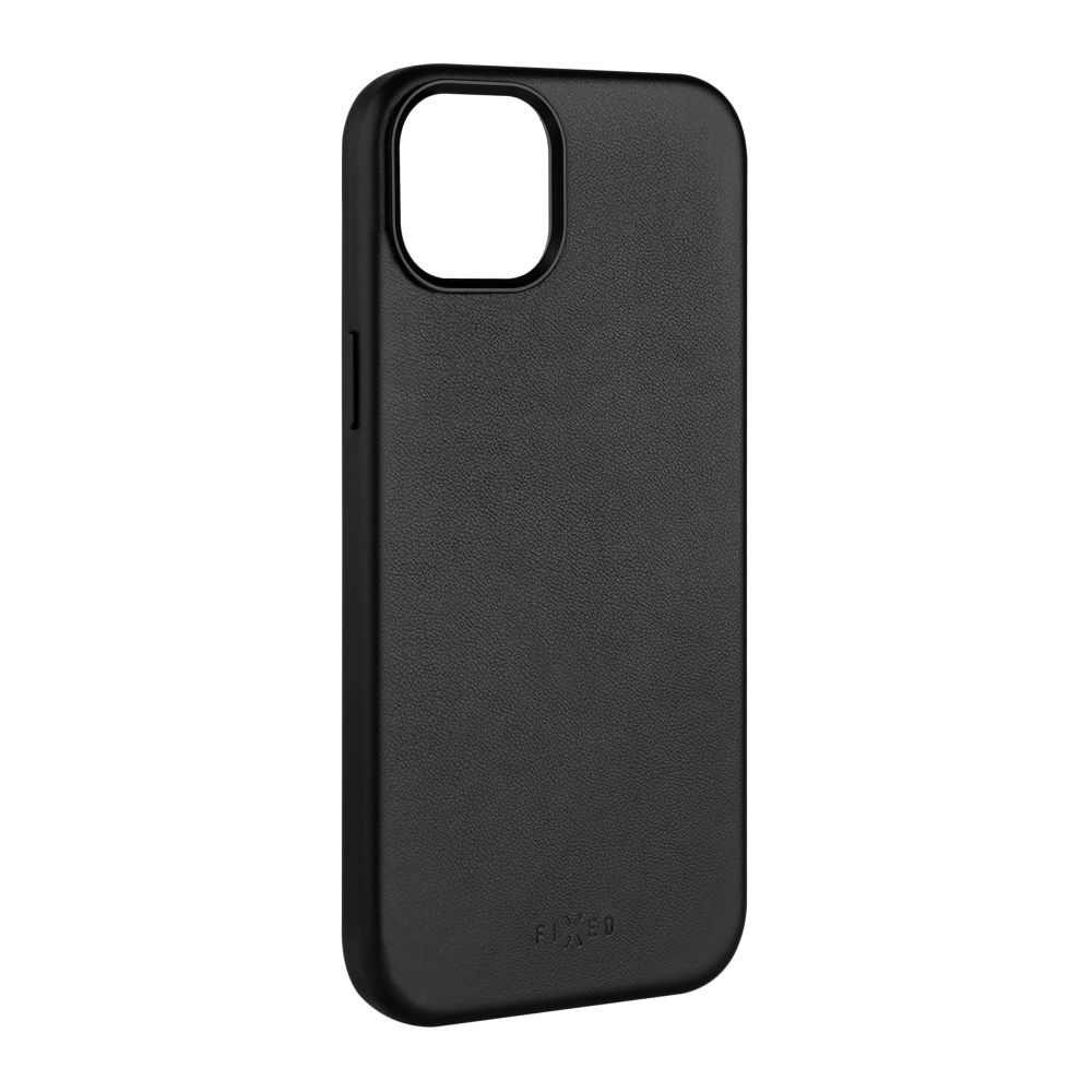 Kožený zadný kryt FIXED MagLeather s podporou MagSafe pre Samsung Galaxy S25 Ultra, čierny