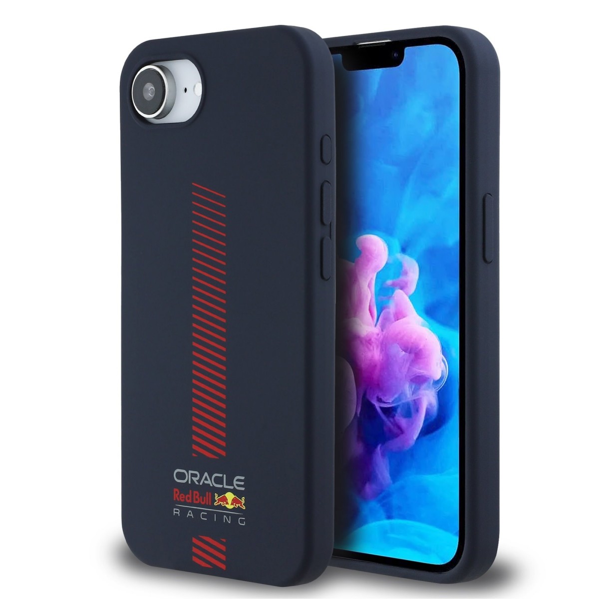 Zadný kryt Red Bull Silicone Powerbar MagSafe pre iPhone 16e Navy