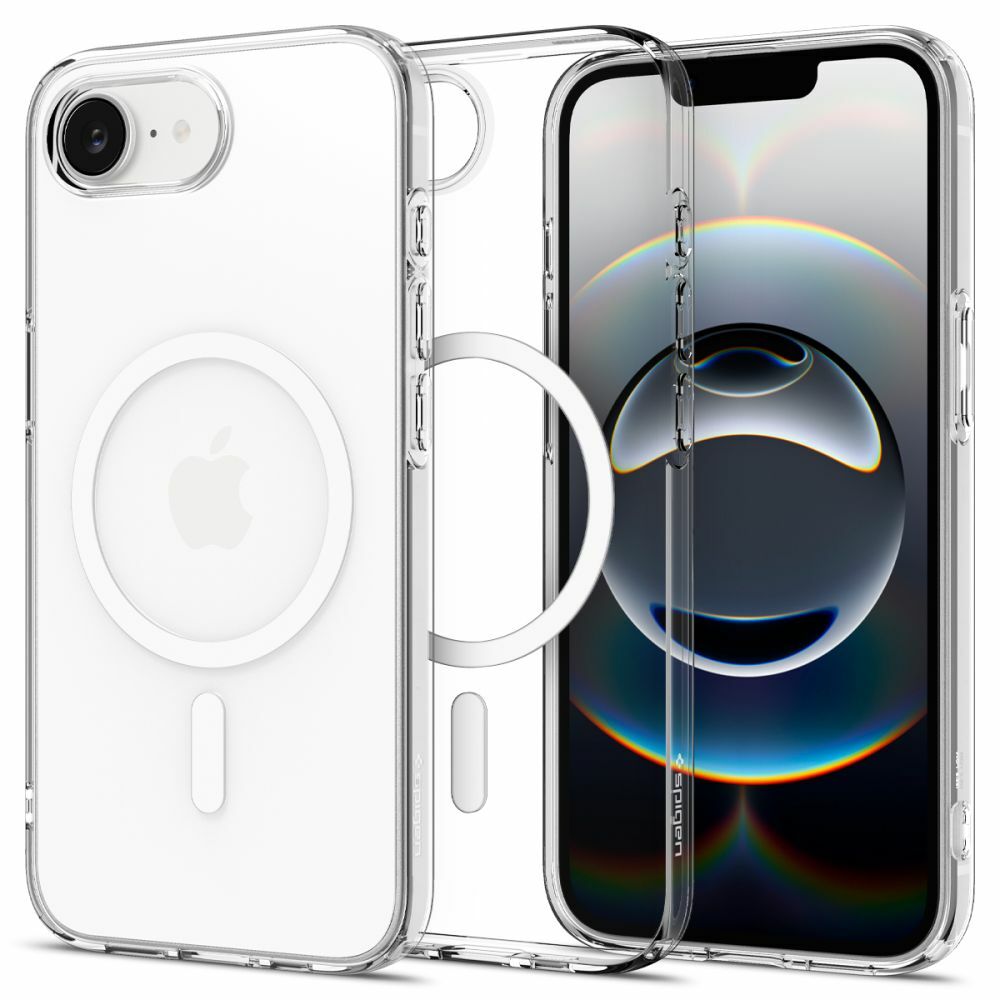 Zadný kryt SPIGEN Liquid Crystal Mag Magsafe ACS09150 pre iPhone 16e priehľadný