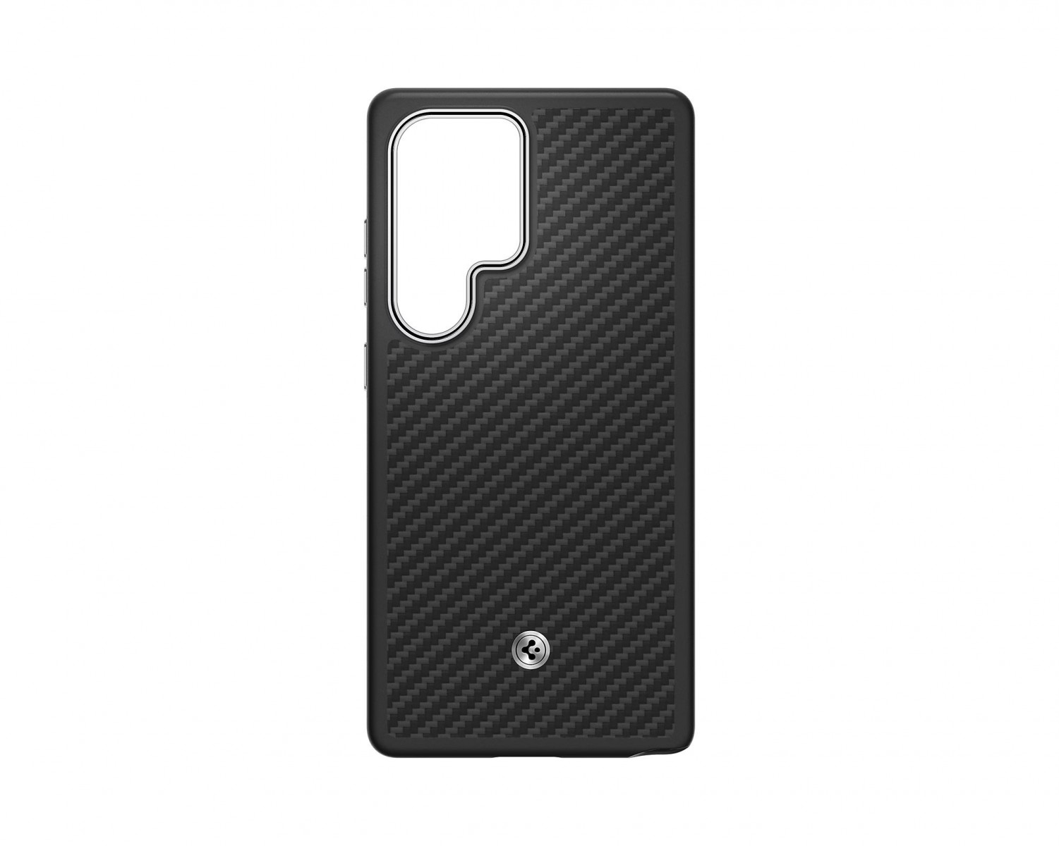 Zadný magnetický kryt GP-FPS938PGA Samsung Aramid pre Galaxy S25 Ultra čierno-strieborny