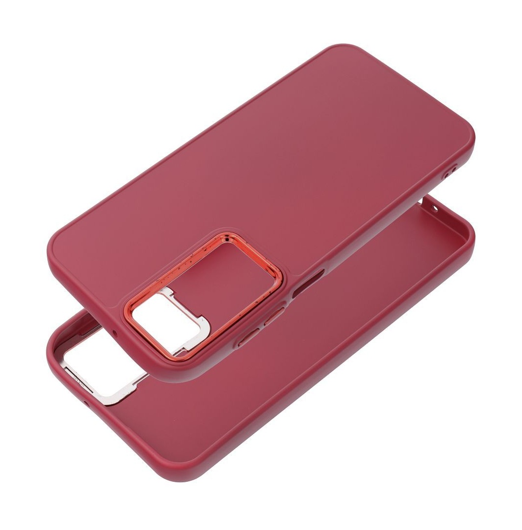 Zadný kryt Frame na Samsung A56 malinový