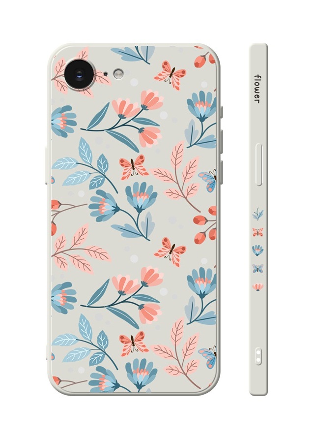 Zadný kryt Design na iPhone 16e Romantické kvietky