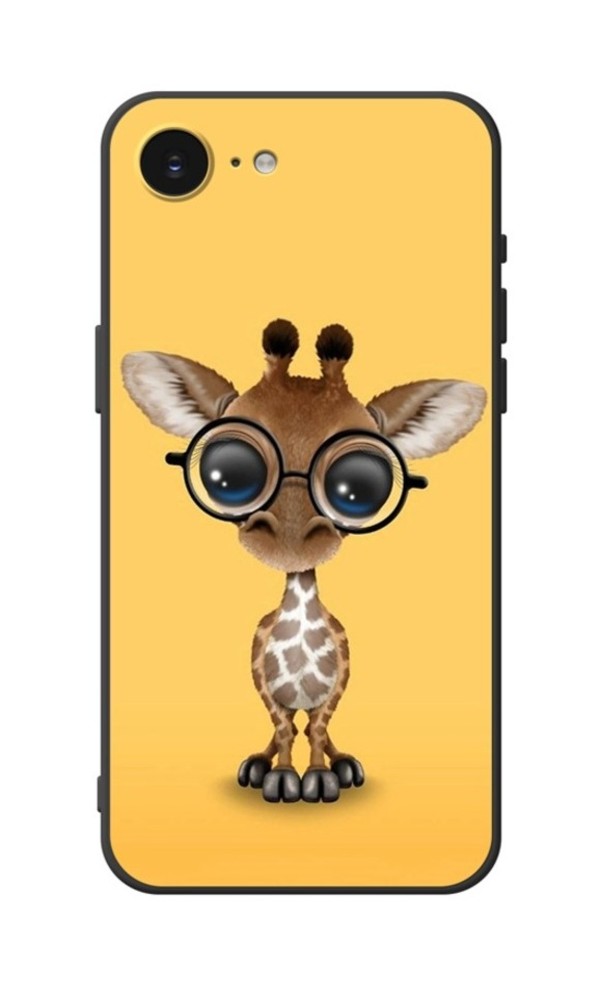 Zadný kryt DARK na iPhone 16e Cute Giraffe