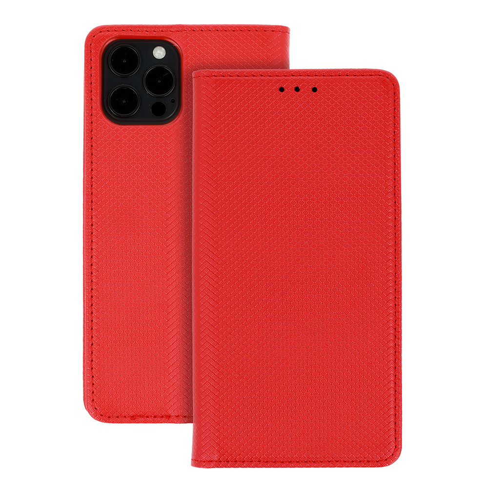 Knižkové puzdro Smart Magnet pre Samsung Galaxy S25 Edge červené
