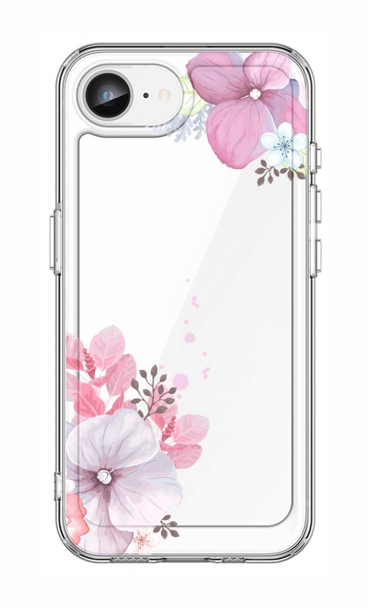 Zadný pevný kryt Image na iPhone 16e Violet Blossom