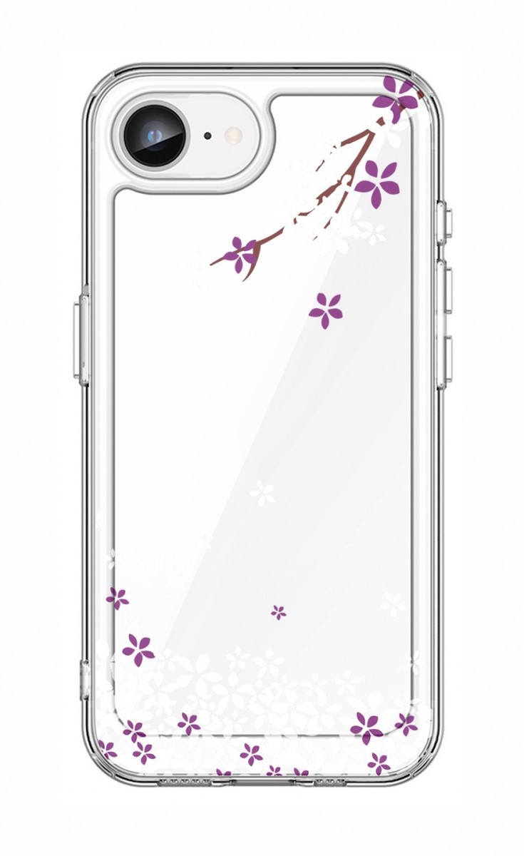 Zadný pevný kryt Image na iPhone 16e Kvety sakury