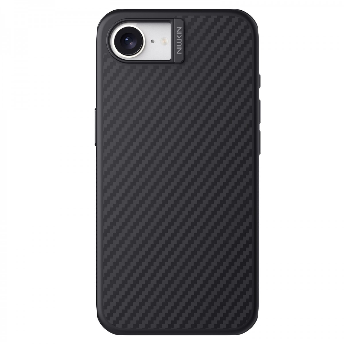 Zadný kryt Nillkin Synthetic Fiber PRO Magnetic pre Apple iPhone 16e Čierny
