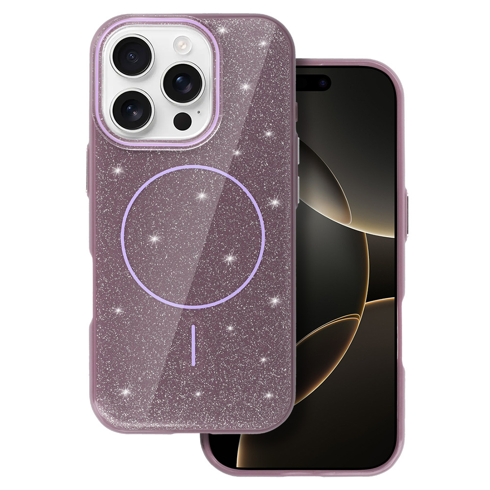 Zadný kryt Magsafe Slim Shiny pre iPhone 14 Pro purple