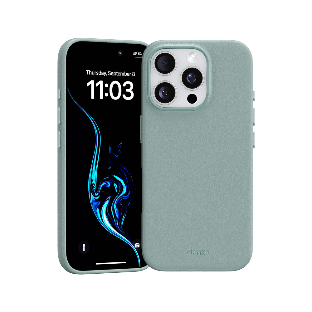 Zadný kryt Benks Magnetic Vita Pro Silicone pre iPhone 16 Pro zelený